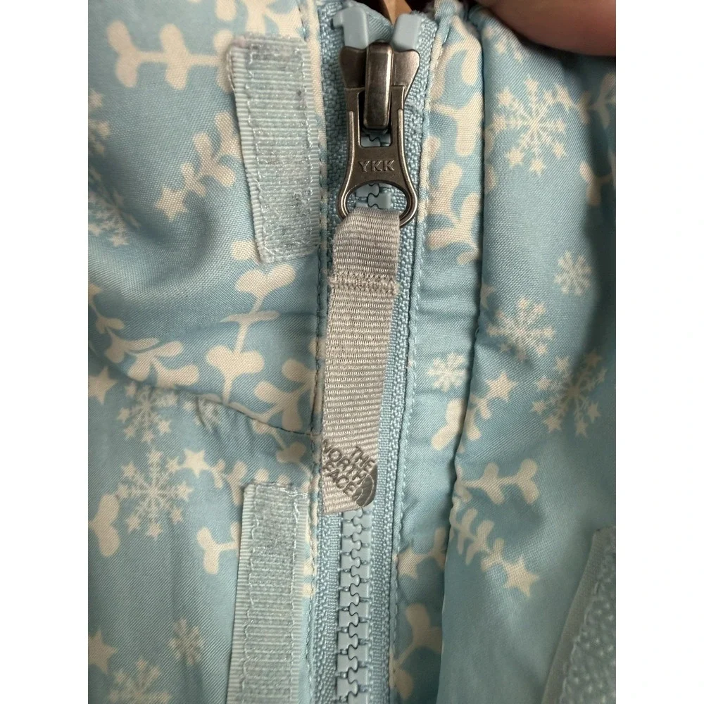The North Face Jacket Girls Large 14 16 Blue HyVent Removable Hood Parka Coat